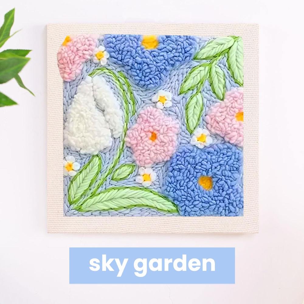 Kit de broderie au poinçon