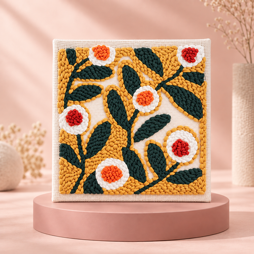 Kit de broderie au poinçon