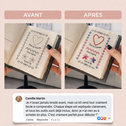 LIVRE DE BRODERIE GUIDÉE.