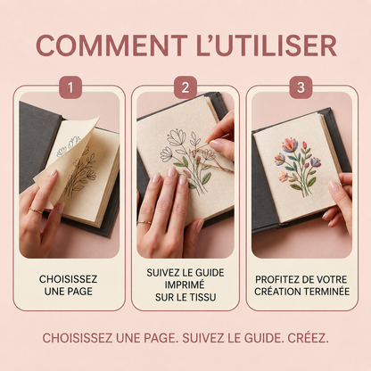 LIVRE DE BRODERIE GUIDÉE.