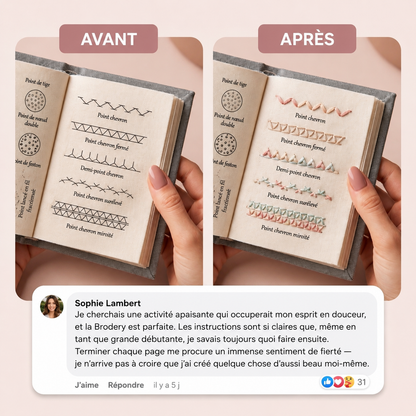 LIVRE DE BRODERIE GUIDÉE.