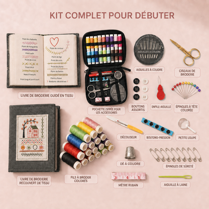 LIVRE DE BRODERIE GUIDÉE.
