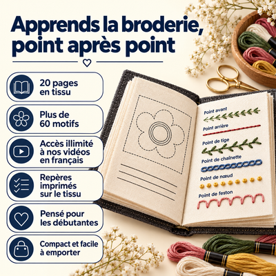 LIVRE DE BRODERIE GUIDÉE.