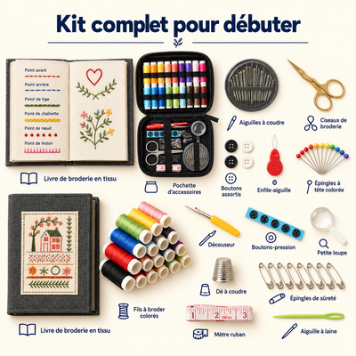 LIVRE DE BRODERIE GUIDÉE.