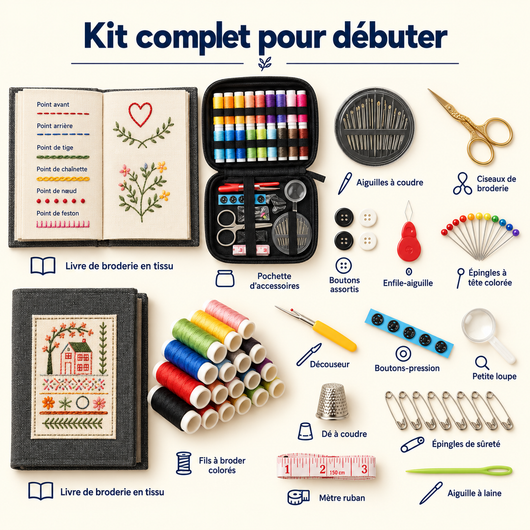 LIVRE DE BRODERIE GUIDÉE.