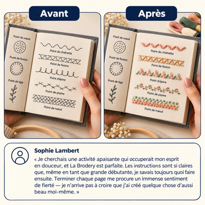 LIVRE DE BRODERIE GUIDÉE.